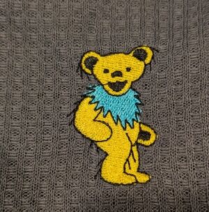 Grateful Dead x Section 119 XL Waffle Henley Dancing Bear NWOT ⚡ Official Licens